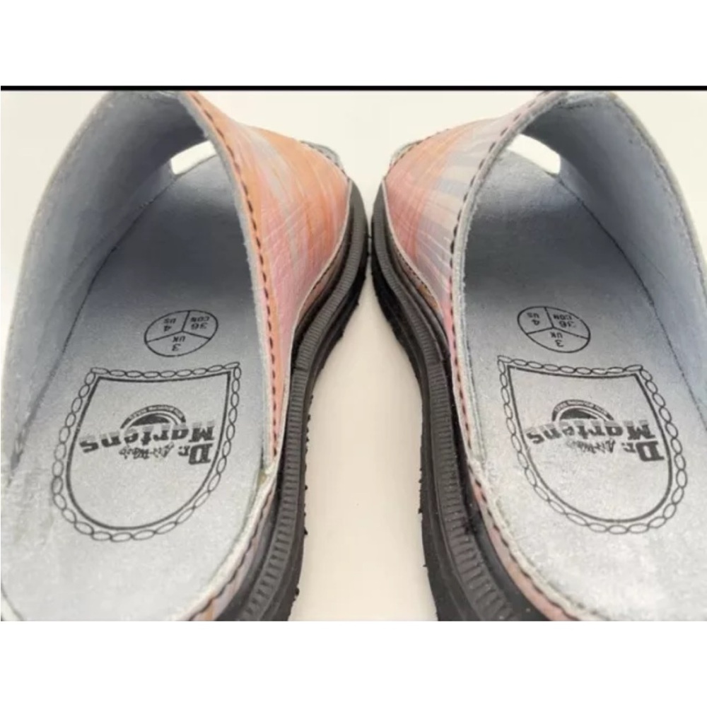 DR MARTENS Pink Iridescent Slide Sandals ENGLAND 3 UK. - Picture 6 of 12